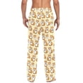 thumbnail image 2 of Men's Pajama Bottoms Cute Corgi Men's Cotton Pajama Pants Men's Loose Printed Pajama Pants Casual Pants with Pockets, 2 of 6