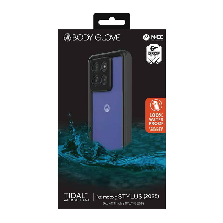 Body Glove Tidal Waterproof Phone Case for Motorola moto g STYLUS (2025) -  Black/Clear - Walmart.com