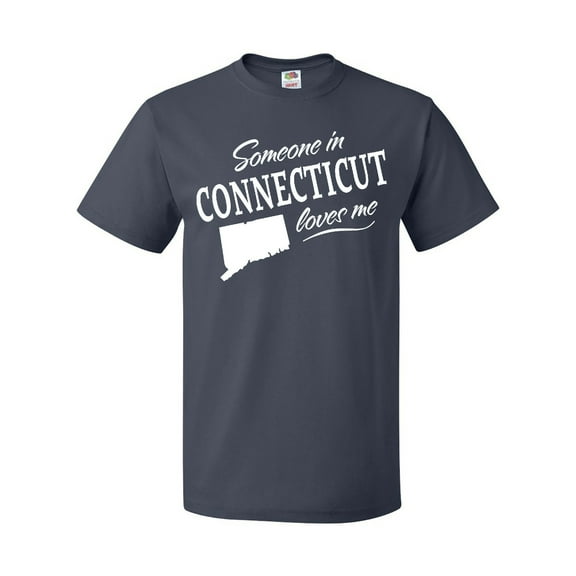 Inktastic Someone in Connecticut Loves Me T-Shirt