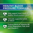 Garlique Healthy Blood Pressure Supplement, Odor Free Garlic, 1800 mcg Allicin, 60 Ct