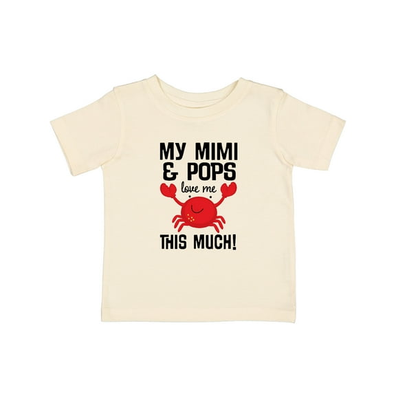 Inktastic My Mimi and Pops Love Me Boys or Girls Baby T-Shirt