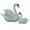 White, variant on HJQEQVD White Swan Polyresin Garden Statues Set of 2 - Full Color Weatherproof Bird Figurines for Outdoor Lawn Patio Decoration Swan Sculpture Pair