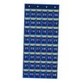 thumbnail image 2 of Gráfico de Bolsillo para El Aula Soledad Organizador Colgante Azul 48 bolsillos, 2 of 10