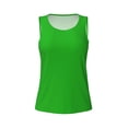 thumbnail image 4 of Lsque Green Printed Workout Tank Tops for Women, Athletic Sports Tank Tops, Compression Sleeveless Dry Fit Shirts,Sleeveless Yoga Shirt-Medium, 4 of 9