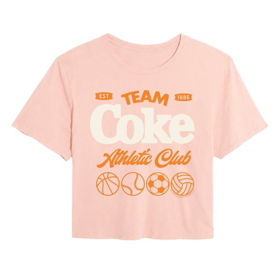 Coca-Cola - Sport Club Women's Cropped Graphic T-Shirt