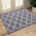 thumbnail image 1 of CPDD CPDD Tapis de Porte Intérieur, Antidérapant Absorbant Résistant à la Saleté Entrée Durable Lavable en Machine CPDD pour Entrée, Profil Bas Intérieur Tapis de Sol, 24 Pouces x 36 Pouces, Gris Gris 24 Pouces x 36 Pouces, 1 of 7