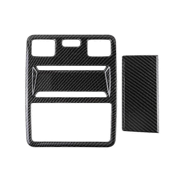Para 2023+ Adhesivo decorativo para la cubierta de la luz de lectura interior del coche con patrón de fibra de carbono