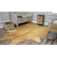 thumbnail image 4 of Rugs America Hand Curated Cowhide Collection Natural Solid Beige 24 HC24 Contemporary Animal Area Rug 6'x8', 4 of 8