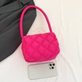thumbnail image 4 of Bolso Hombro para Mujer Ropa Algodón Con Diamantes Informal A La 9927 Color Rojo Rosa, 4 of 9