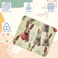 thumbnail image 3 of Rabbit Printed Non-Slip Rubber Bottom Gaming Mouse Pad 8.3x9.8 Inch Square Office and Gaming Mouse Mat, 3 of 6