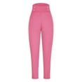 thumbnail image 5 of enyan Womens Fleece Lined Leggings Fleece Lined Leggings Women - Thick Soft High Waisted Tummy Control Thermal Warm Velvet Pants for Cold Winter Hot Pink,M, 5 of 5