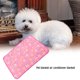 thumbnail image 2 of Lindas alfombrillas para cama de perro, forro polar de Coral suave con estampado de pata de pie, manta cálida para mascotas, alfombrilla para camas para dormir para perros pequeños y medianos y gatos Tmvgtek Oficina Multiescena Multifunción, 2 of 6
