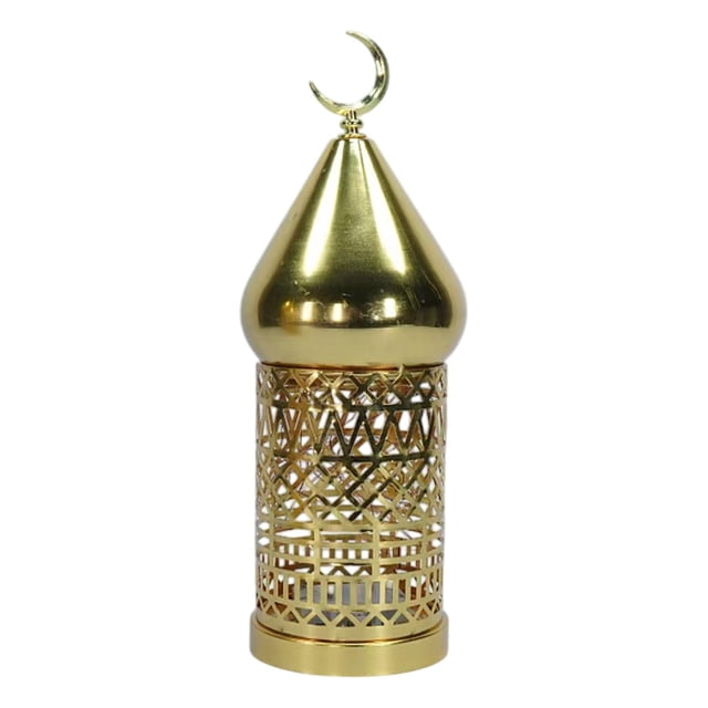 Candilla Lantern Ramadán Decoraciones Centro de decoraciones Ornate Lámpara de candelería decorativa práctica para eventos porche interior al aire libre Montar con cara a la izquierda
