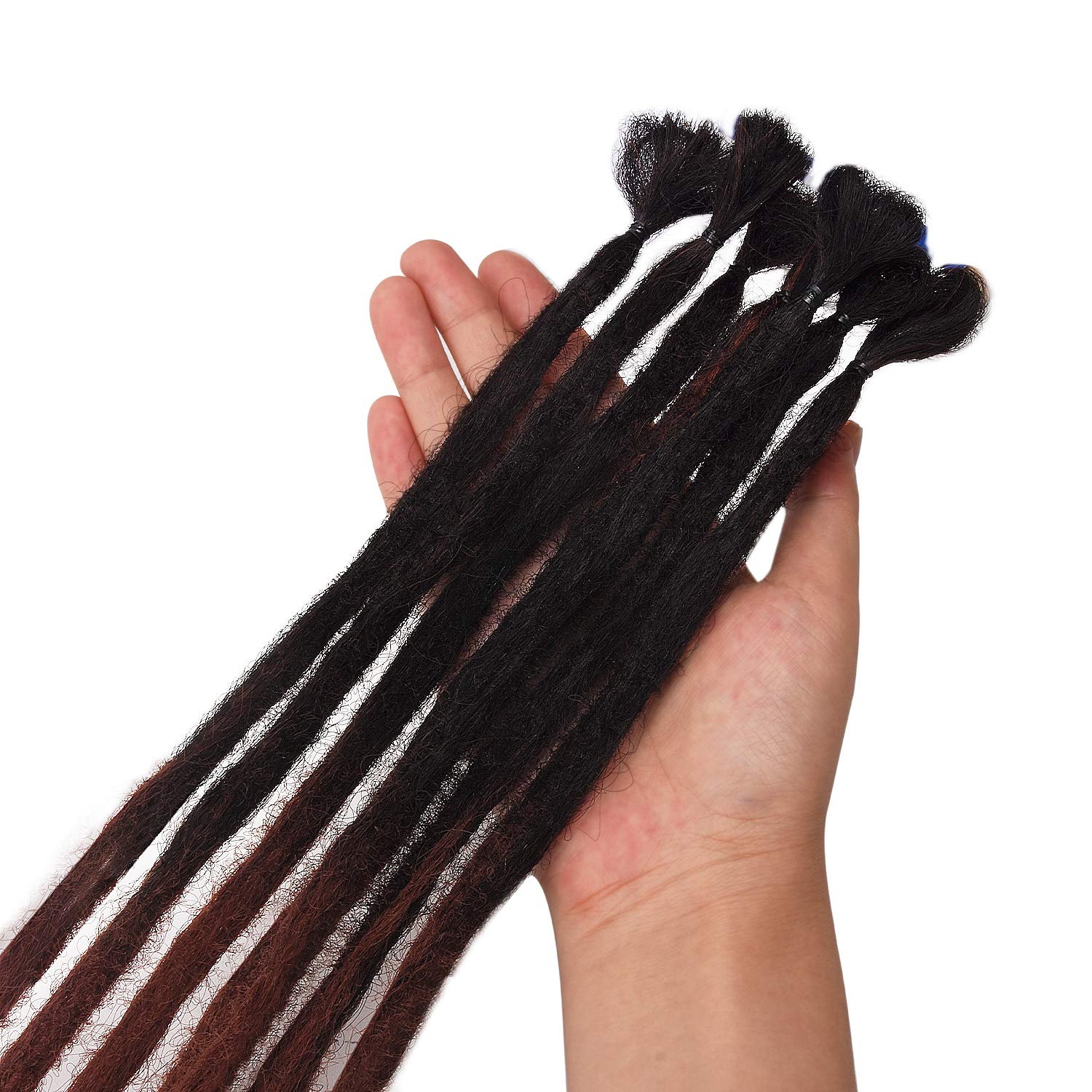 red and black single ended synthetic dreads red and black single ended synthetic dreads