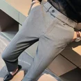 thumbnail image 4 of Pantalones de traje fluido para hombre, elásticos, para negocios, sociales, confección, pantalones elásticos para hombre, drapeados, clásicos, nuevos, en oferta de ropa barata, vestido, 4 of 5