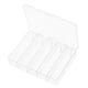 thumbnail image 1 of Caja de almacenamiento de anzuelos para señuelos de cebo de pesca de 5 compartimentos, 1 of 8