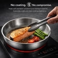 thumbnail image 3 of Titanium Pan - 2026 Upgraded Pure Titanium Frying Pan with Lid 12" Non Stick, Hammered Chef-Grade Design, Dishwasher-Safe, Healthy Cookware (28cm/11.02in, With Lid), 3 of 7