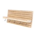 thumbnail image 1 of Soporte para llaves de pared, colgador decorativo para llaves, ganchos de pared para decoración del hogar con estante, estante colgante para entrada, 1 of 9