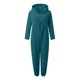 thumbnail image 3 of Gibobby Monos Holgados Pijamas de manga larga de lana artificial para mujer Casual Color sólido Cremallera Suelta con capucha Mono Pijamas Casual Invierno Cálido Orejas lindas(Verde， XXXL), 3 of 5