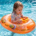thumbnail image 4 of Car Shaped Swimming Ring Extended Swimming Seat (Orange), 4 of 10