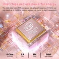 thumbnail image 2 of Auusda Ordinateur Portable 15,6 Pouces, 32 Go de RAM 1 To SSD, Ordinateurs Windows 11 Pro, Processeur Intel Alder, Rose, 2 of 7