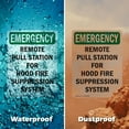 thumbnail image 6 of (2 Pack) Remote Pull Station For Hood Fire OSHA Emergency Sign 10 Inch X 14 Inch Indoor / Outdoor Rust-Free Aluminum Metal Signs for Workplace, Workshop, and Construction Site, Made in, 6 of 8