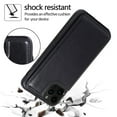 thumbnail image 5 of Wallet Case for iPhone 16 Pro Max, PU Leather Card Holder & Kickstand Cover for 6.9 inch, Black, 5 of 6