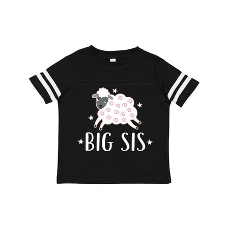 

Inktastic Big Sis Lamb Cute Girls Sister Gift Toddler Toddler Girl T-Shirt