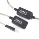 thumbnail image 1 of Repetidor activo USB de largo alcance de 15M, USB 2.0 Tipo A Extensor de extensión macho a hembra Cable Cable Cable negro Unbranded XDOT45908-15, 1 of 7