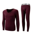 thumbnail image 4 of Men's Thermal Underwear Set Stretch Slim Fit Reversible Base Layer for Cold Weather Comfort and Warmth, 4 of 4