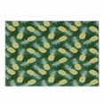 thumbnail image 1 of Hawaii Cutting Board, Monochrome Palm Leaves with Exotic Pineapples Blooming Foliage, Decorative Tempered Glass Cutting and Serving Board, Small Size, Pale Green Fern Green, by Ambesonne, 1 of 1