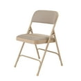 thumbnail image 3 of (Pack of 4) NPS 2200 Series Fabric Upholstered Double Hinge Premium Folding Chair, Caf Beige, 3 of 7
