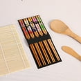 thumbnail image 3 of Usmixi DIY Set Sushi 10 Piece Set Sushi Roll Curtain Shutter Chopsticks, 3 of 5