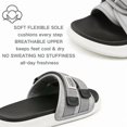thumbnail image 5 of CHICVOMEY Slides for Women Men Rubber Hook and Loop Lightweight Slip On Quick Dry Fashionable Beach Sandals Summer Leisure Unisex, 5 of 7