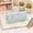 Blue, variant on VVQ Pencil Pouch Makeup Brush Bag, Colorful Cloth Storage Organizer for Teenagers Home Office, Multipurpose Travel Case for Cosmetics Jewelry Small Electronics
