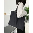 thumbnail image 5 of Alkepwun Women's Handbags Casual Lightweight Classic Retro Denim Tote Bag Everyday Versatile Solid-Color Underarm Tote Bags Travel Shopper Shoulder Handbag, 5 of 7