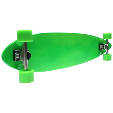 Green PINTAIL LONGBOARD Skateboard Complete Cruiser CANADIAN MADE (Best Longboard Ever Made)