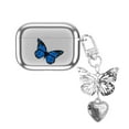 thumbnail image 1 of Cute airpods pro 2 case, Keychain with Beautiful Butterfly Pendant, eco-Friendly TPU Silicone electroplated Soft case, 1 of 5