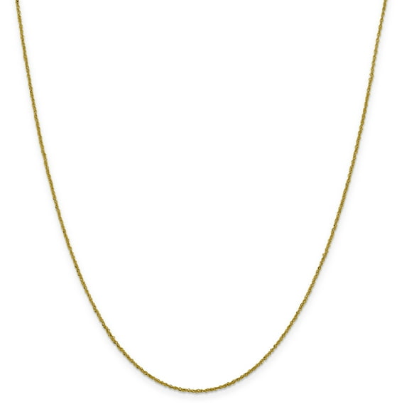 FJC Finejewelers 14k Yellow Gold Sparkle Singapore Chain Necklace