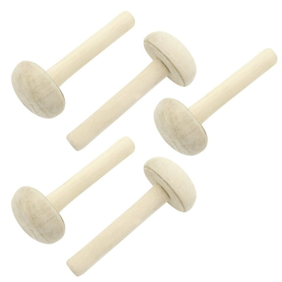 unbranded 5 Pcs Art Printmaking Tool Mushroom Hand-friendly Rubbing Tool 9.2X5cm