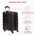 thumbnail image 2 of Luggage SwissGear 7366 Hardside, juego de 3 piezas, expandible, negro, 2 of 9