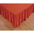 thumbnail image 3 of Super Soft Solid Bed Skirt King Size Luxury Brushed Microfiber 14" Pink Gathered Dust Ruffle, 3 of 3