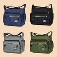 thumbnail image 5 of Men‘s Crossbody Sling Bag Nylon Travel Chest Pack Large Capacity Multi Pocket Casual Daypack, 5 of 10