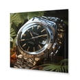 thumbnail image 2 of Designart "Silver Dawn Timepiece Luxury Watch I" Fashion Metal Wall Art, 2 of 5