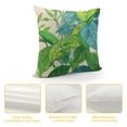 thumbnail image 4 of Shiartex Banana Leaf Pillow Covers, Square Short Plush Tropical Palm Leaves Pillow Cover for Home, Sofa, Western Couch, Living Room. Outdoor Decorative Pillow Covers 24x24in, 4 of 5