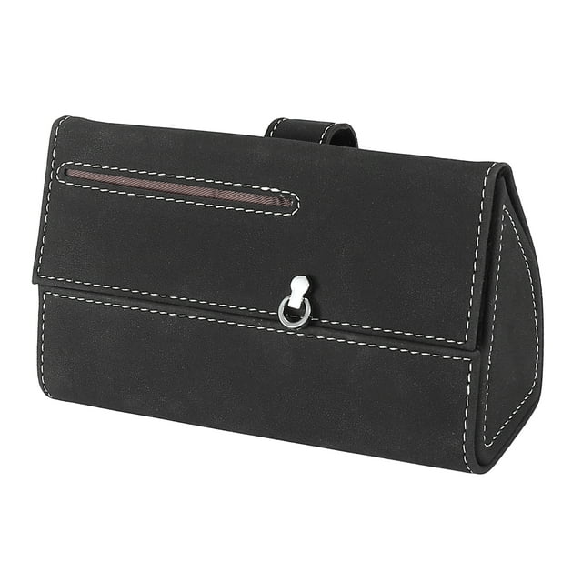 Estuche para gafas de sol Unique Bargains Negro con clip para coche