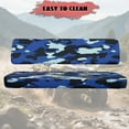 thumbnail image 4 of Uorisanigo Camouflage Blue UTV Bench Seat Cover Set for Kawasaki Mule 3010 Diesel 4x4 2003-2008, Mule Seat Cover Protector All Weather Protection, Replacement UTV Seats Cushion, 4 of 7