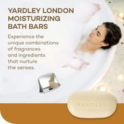 (Pack of 4) Yardley London Moisturizing Bath Bar, Oatmeal and Almond, 4.0 oz