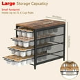 thumbnail image 4 of Coffee Pod Holder For Counter, 4 Tier Coffee Pod Drawer for Keurig Pod Storage Drawer Holder, 72 Capacity Pods Storage Organizer Cups Capsule with Sliding Baskets for Coffee Station, 4 of 13
