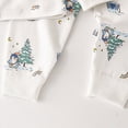 thumbnail image 4 of CAUYDY Infant Boys Pjs Preemie Clothes for Boy Fall Winter Long Sleeve Top Elastic Waist Pants 2Pcs Set Newborn Baby Pajamas Sleepers Cute 3 6 9 12 Months Sizes 6-12 Months,Light Gray, 4 of 4